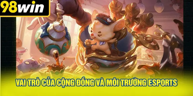 Vai Trò Của Cộng Đồng Và Môi Trường Esports